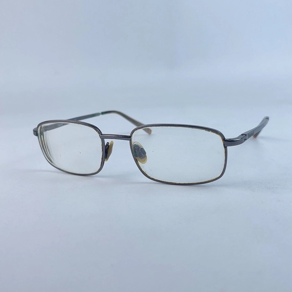 Timberland TB1020 Men's Eyeglasses Frame Silver Metal Full Rim 52-18-135‎ mm